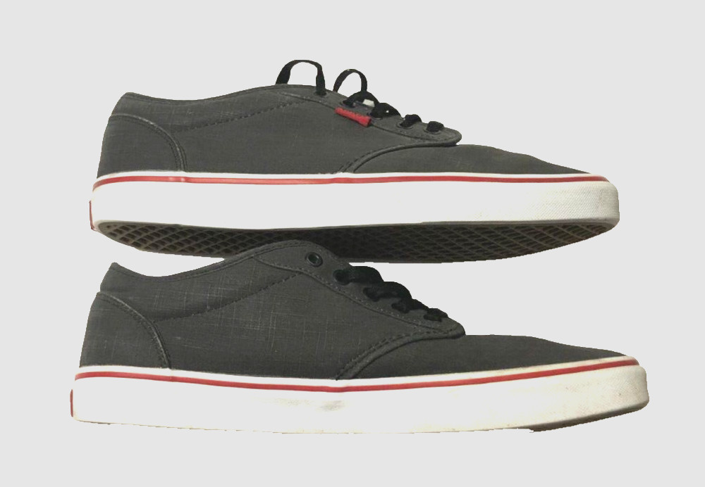 Vans Wall Shoes Atwood Trainer Skateboard Gray Canvas 500714 Men's Sneakers 11.5 thumbnail 4