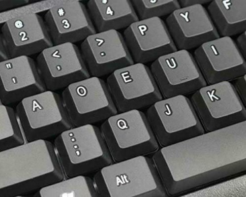 USB Dvorak Keyboard