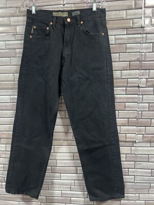 Buckley Bay 805 men 33 jeans black straight leg 1973 genuine denim
