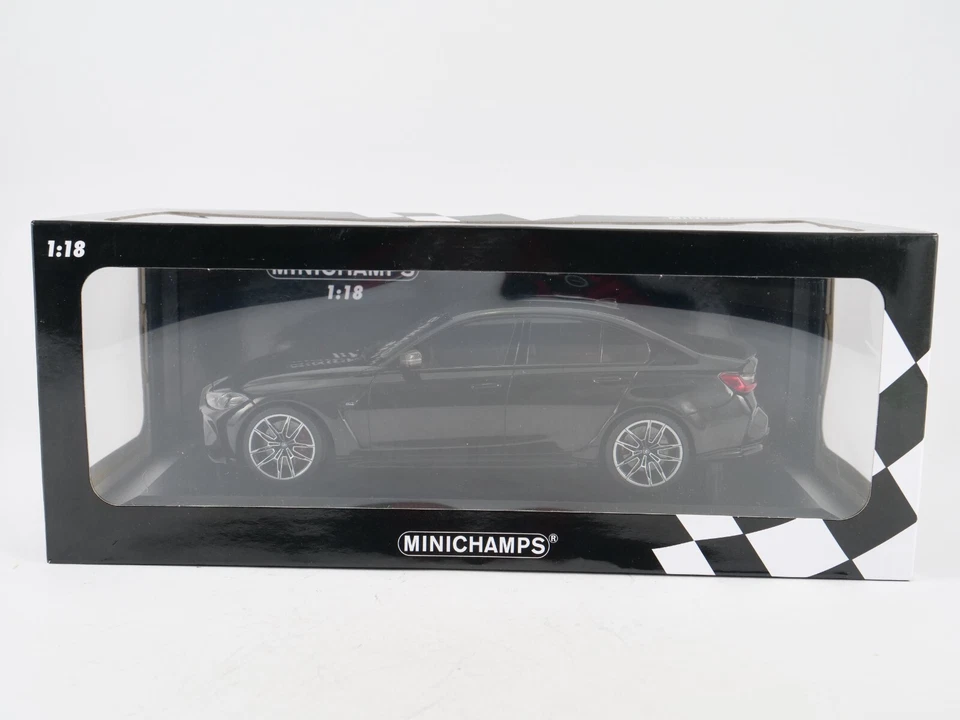 Minichamps 1/18 BMW M3 2020 Nero Metallizzato 155 020202 - Immagine 2 di 4