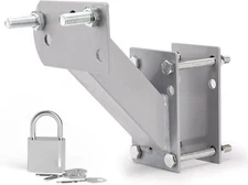 Spare Tire Mount Bracket with Lock, Side Mount Utility Spare Tire Carrier