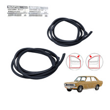2 Door Seal Rubber Weatherstrip For 1970-1973 Nissan/Datsun Sunny KB110 Coupe