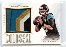 Blake Bortles 2015 Panini National Treasures Colossal Materials Prime /25 #CM-BB