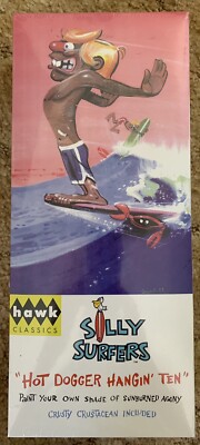 NEW/SEALED!!  HAWK Model SILLY SURFERS  Hot Dogger Hangin  Ten 