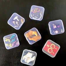 Set of 5/ 10 Storage Boxes for Doll Shoes/booties, jewelry, makeup-2.12" Square