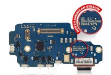 Original Samsung Galaxy S22 Ultra Charging Port Board Sim Card Reader US Version