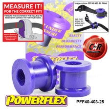 Powerflex Frt Rolle Stange Buchsen 25mm Für Mercedes 190 W201 82-93 PFF40-403-25