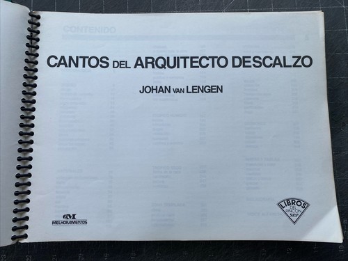 CANTOS DEL ARQUITECTO DESCALZO by Johan Van Lengen (Spiral, Paperback, 1991) - Picture 4 of 9