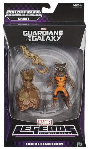 MAPACHE DE 6 PULGADAS GUARDIANES DE LA GALAXIA MARVEL LEGENDS SERIE INFINITA