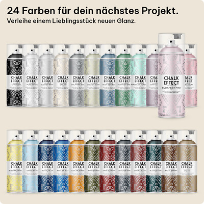 Kreidefarbe Spray Chalk Effect - hochwertige chalky Kreidesprühfarbe Farbspray