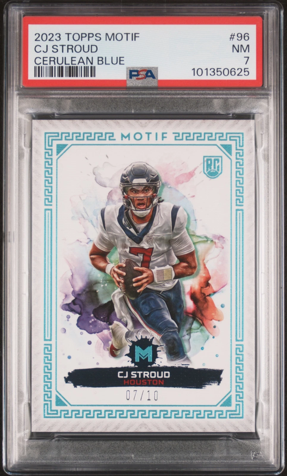 CJ Stroud Topps Motif #96 Cerulean Blue