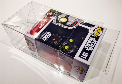 9 FUNKO POP! 4" Box Protectors! Acid Free Crystal Clear Cases For Vinyl Figures - Picture 2 of 11