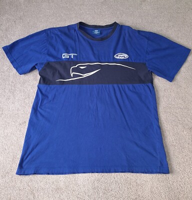 Ford Performance FPV Mens Size 2XL Blue Short Sleeve T-Shirt
