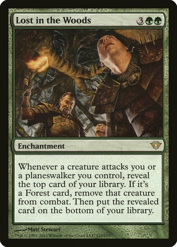 Lost in the Woods *Rare* Magic MtG x1 Dark Ascension SP | eBay