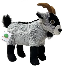 ADORE 15" Peewee The Pygmy Goat Plush Stuffed Animal Standing/Sitting Goat NEW