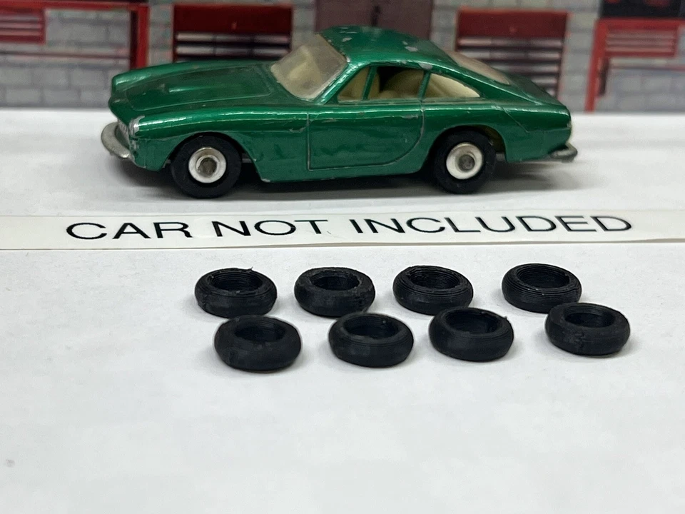 2 sets of new tires , 8 total  lesney matchbox Ferrari Berlinetta  Coupe No. 75 - Image 2 of 3