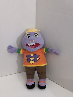 Chuck E Cheese Munch Purple Dinosaur Plush Stuffed Animal Toy 11'' Tall