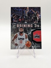 Paul George 2021-22 Panini Donruss Optic Raining 3s Insert #19 Clippers