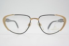 Vintage Glasses Rodenstock R7168 Black Gold Oval Eyeglass Frame