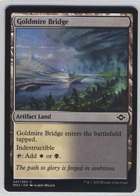 Magic the Gathering Goldmire Bridge Modern Horizons 2 x1 MTG Free Shipping!