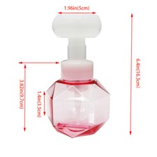 300ml Clear Pink/Blue/Green/Yellow Soap Bath Pump Dispensers Foaming Bottle New
