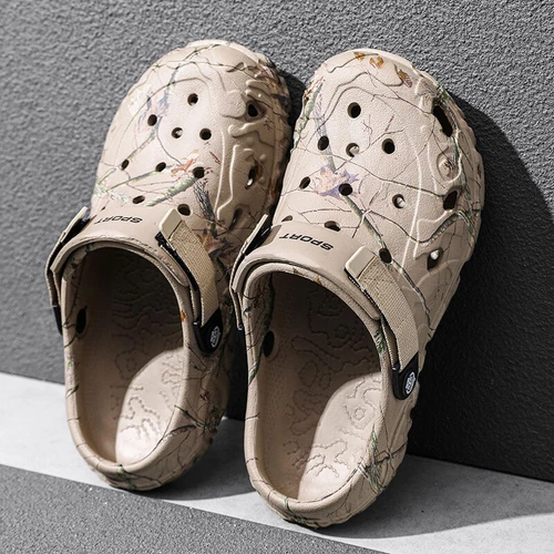 Garden clogs new men's eyelet sandals casual beach slippers swimming non-slip - Bild 23 von 35