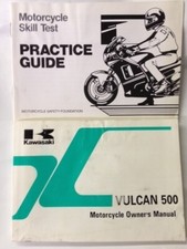 KAWASAKI VULCAN 500 OWNERS MANUAL EN500-A4 1992