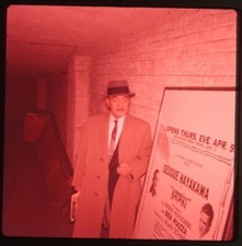 Sessue Hayakawa next to Kataki Broadway Poster Original 120 Film Transparency 