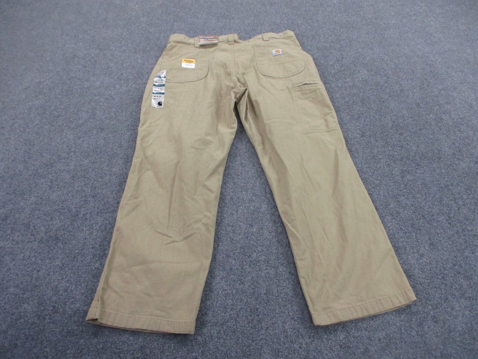 Carhartt Pants Adult 40 X 30 Relaxed Rugged Flex Rigby Dungaree Work Mens NEW