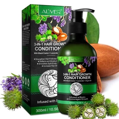 Haarspülung Haar Conditioner Haarpflege mit Biotin Rizinusöl Lavendelöl Arganöl - Bild 1 von 4