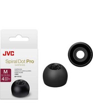 JVC EPFX12 Spiral Dot Pro Earpieces   2 Set of 4 Ear Tips, Sizes Small Through