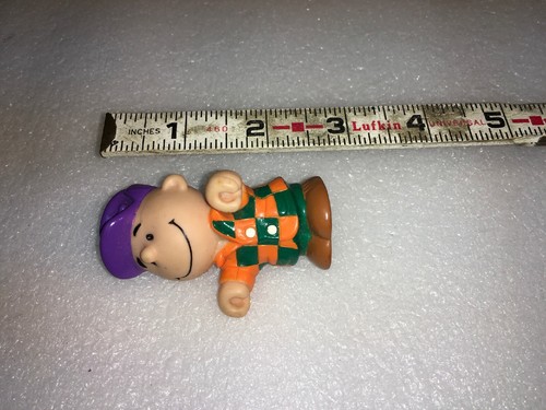 Vintage Peanuts Charlie Brown Rubber Figure 1950-1965 Synd. - Picture 9 of 10