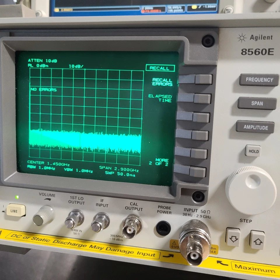 Agilent 8560E 30 Hz - 2.9 GHz RF Spectrum Analyzer - Image 2 of 4