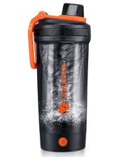 VOLTRX Electric Protein Shaker Bottle USB Rechargeable Mixer Cup Shakes