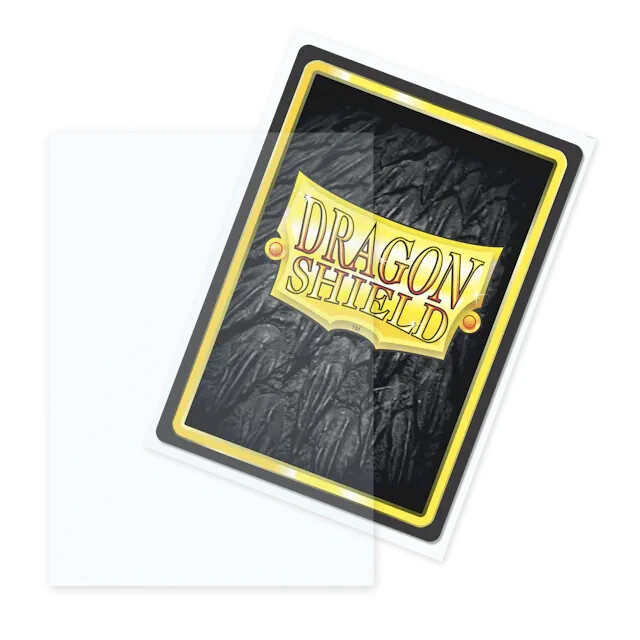 100-Pack) Dragon Shield Outer Card Sleeves CLEAR OUTER MATTE