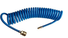 Flexibler Druckluftschlauch Spiralschlauch 8 Mtr. Länge max. 20bar IMPLOTEX