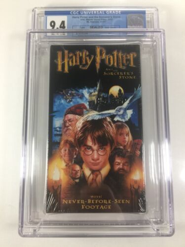 CGC Graded 9.4 Harry Potter & the Sorcerer's Stone (VHS, 2001) A+ SEAL GRADE NEW