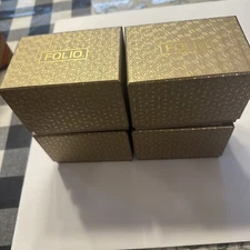 Lot Of 4 FOLIO Watch Boxes Great For Project Or Gifts 🎁