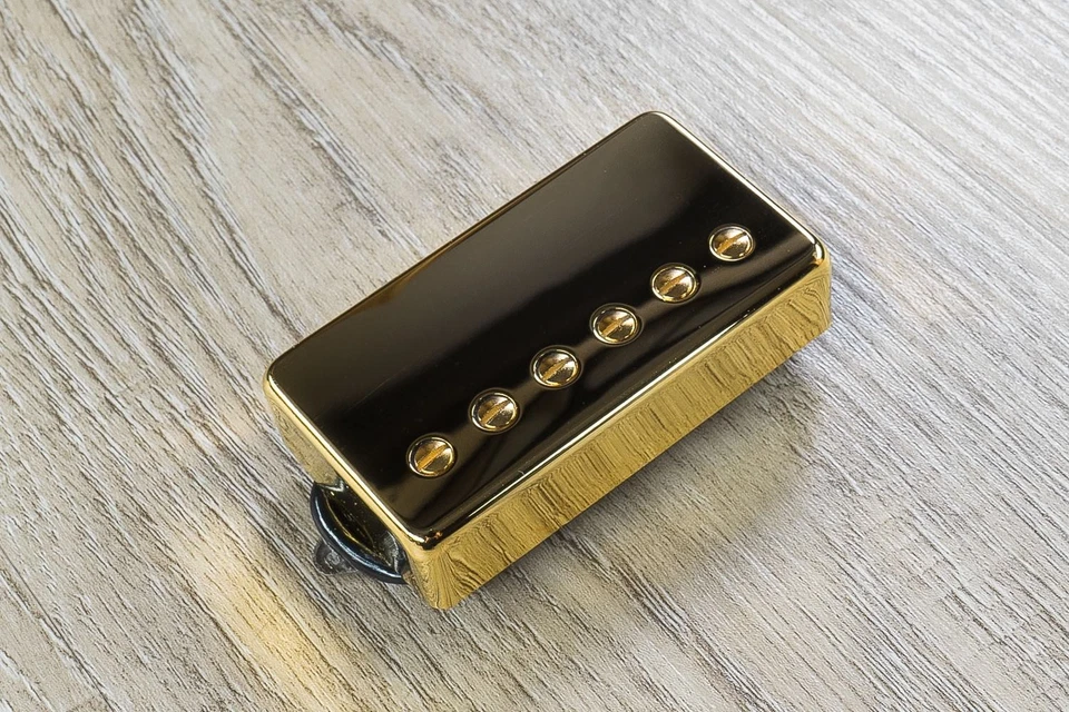 Pastilla de guitarra Suhr Aldrich de un solo tornillo Hot Humbucker PUENTE estándar 50 mm DORADO Foto 2 de 4