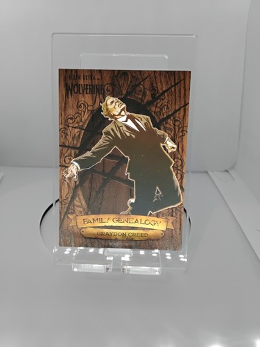 GRAYDON CREED 2023 2024 Marvel Fleer Ultra Wolverine Family Genealogy FG-41 SP