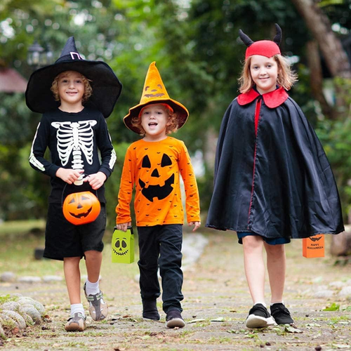 Halloween Treats Bags Party Favors - 80 Pcs Kids Halloween Candy Bags for Trick - Picture 6 of 12