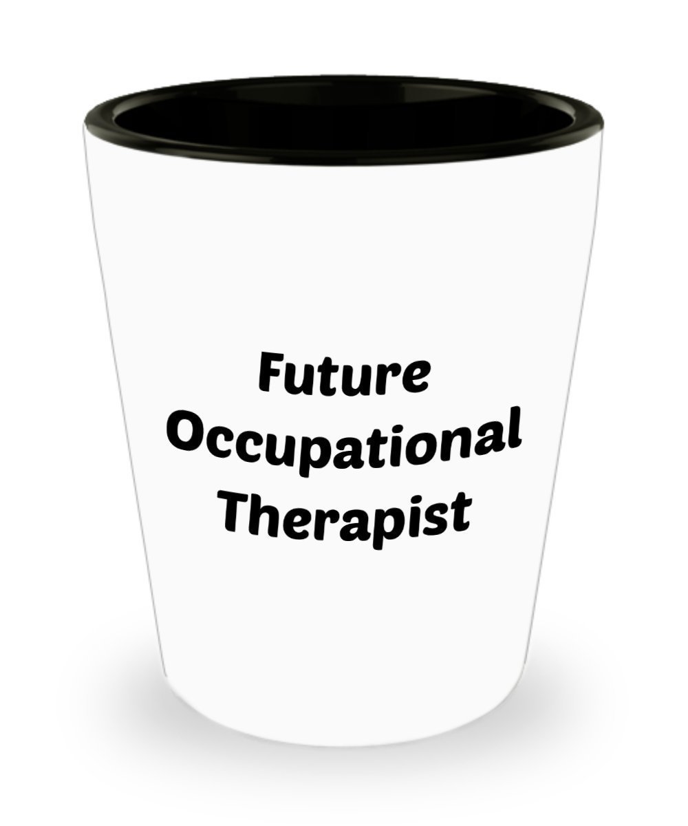 Future Occupational Therapist Shot Glasses Novelty Birthday Christmas