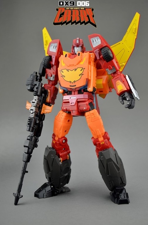 DX9 toys Transformers D06 Carry Hot Rod Hot Rodimus Figure In
