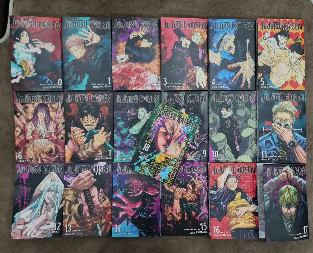 Manga : Jujutsu Kaisen volume 0-18 (English Version) + Free Delivery