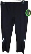 XERSION Women's Essentials Fitted Running CAPRI Black Size: MEDIUM NWT $44