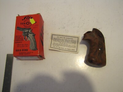 VTG NIB NOS FITZ TEN-O-GRIP MODEL SWK-T WALNUT S&W K-38 K-22 COM. MAG. MIL. 