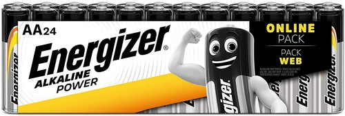 Energizer AA Batteries, Alkaline Power Double A Batteries, 24 Pack - 第 1/6 張圖片