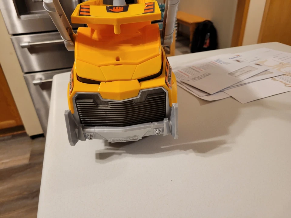 MATCHBOX Rocky The Robot Truck Mattel Dump Truck 9" Transform Has Issues Repair - Image 3 of 4