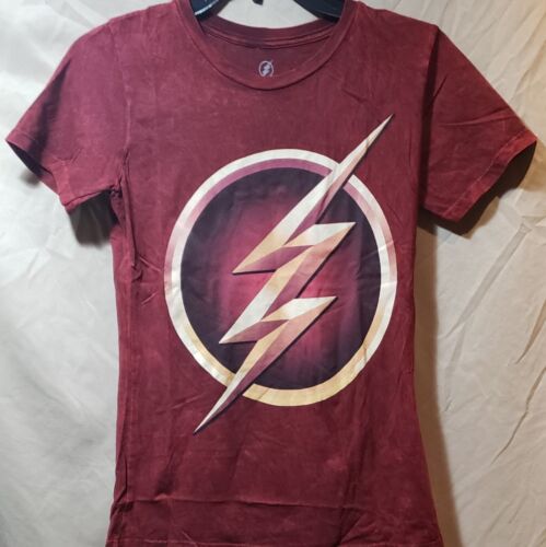 DC The Flash Classic Chest Logo licencjonowany t-shirt - Zdjęcie 1 z 1