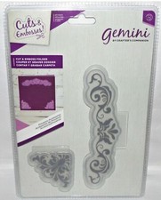 Gemini Provence Corner Accessories Cut Emboss Folder 2pc by Crafters Companion